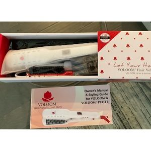 Brand New in Box Voloom 1 1/2 “ hair volumizing Iron complete MSRP $130